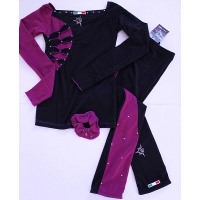 Pants 10:th Anniversary Svart Alchemy - Tinas Figure Skating Shop