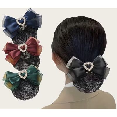 Rosettspänne med hårnät - Tinas Figure Skating Shop