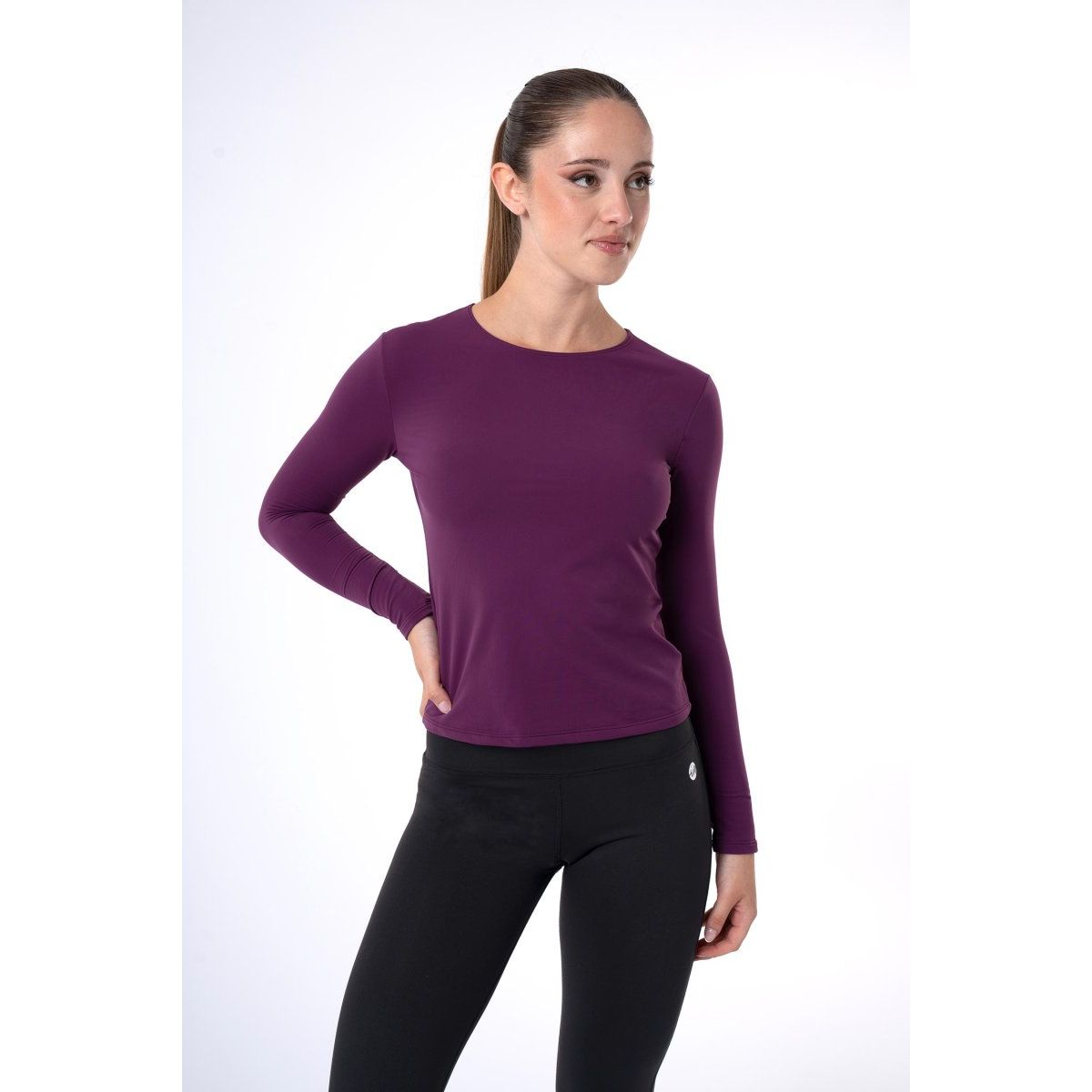 Bony långärmad topp - Plum