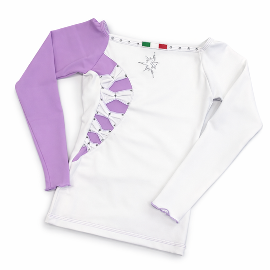 Karisma Rosett Topp Vit/Pony