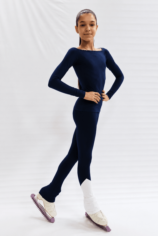 Karisma Peak Pants - Navy - Tinas Figure Skating Shop