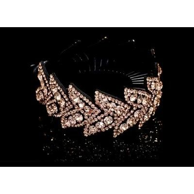 Knuthållare med Kristaller Swirl - Tinas Figure Skating Shop