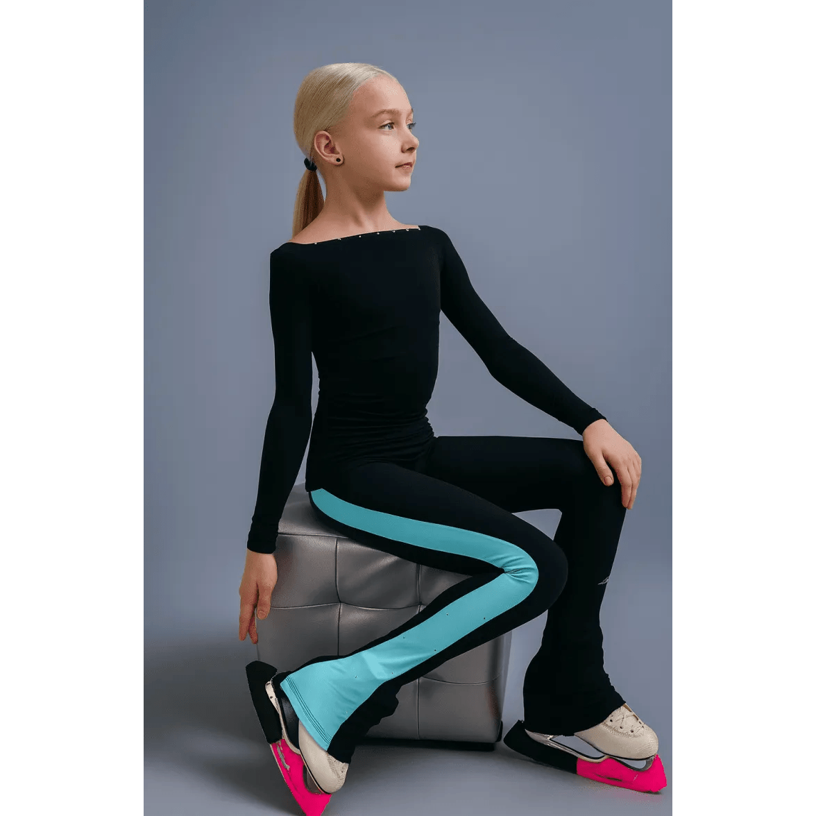 Pants 10:th Anniversary Svart Immersione - Tinas Figure Skating Shop