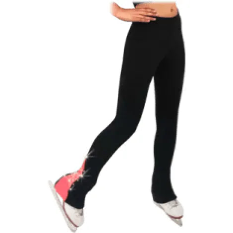 PS883P Elite Polartec Tights - Neon Coral - Tinas Figure Skating Shop