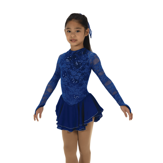 Sequin Lining Dress Blue