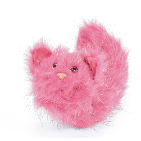 1392 Pastel Fluffy Kitty Critter Tail Covers - Pink Sparkle