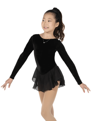 Skatesong Dress Svart - Tinas Figure Skating Shop