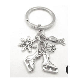 Snow Flake Isøjtenøglering - Tinas Figurskøjtebutik