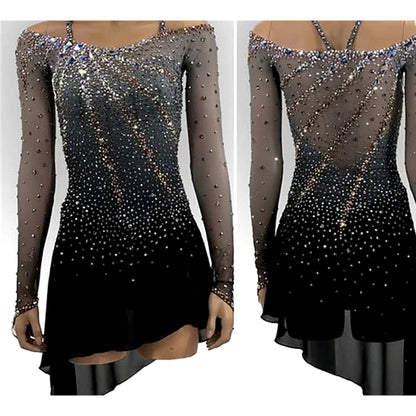 Thunder Storm Dress - Tinas Figure Skating Shop