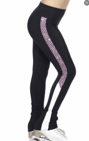467 Thermal Leopard Tights- Rosa