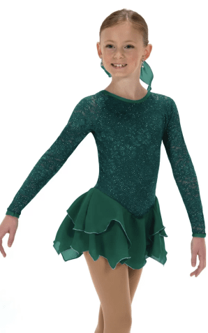 623 Tulip Lace Dress Emerald