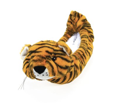 1392 Pastel Fluffy Kitty Critter Tail Covers - Tiger