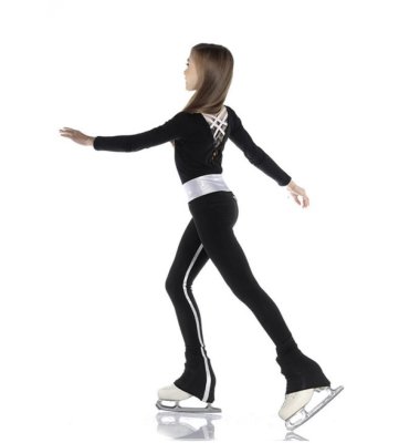 Crystal Pants Vertical inserts Silver