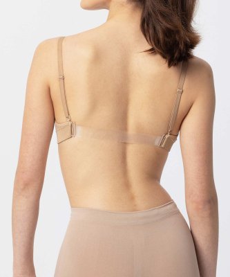 9098 Hudfärgad BH till dräkt med avtagbara kupor