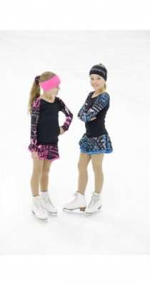 I LOVE SKATING HEADBAND Rosa