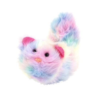 1392 Pastel Fluffy Kitty Critter Tail Covers - Multi