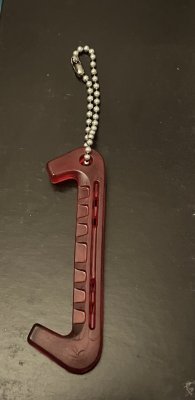 Nyckelring skridskoskydd