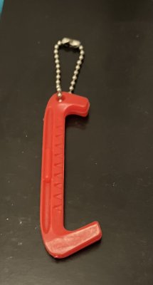 Nyckelring skridskoskydd