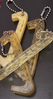 Nyckelring skridskoskydd