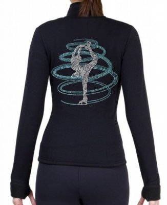 Jacka med blått Bielmantryck R254