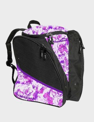 Transpack Skridskoryggsäck Purple Floral