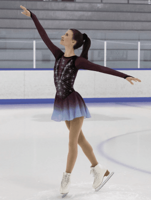 533 Freeze Dress – Wine Freeze