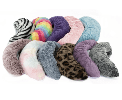 Mjuka pälsiga skenskydd 